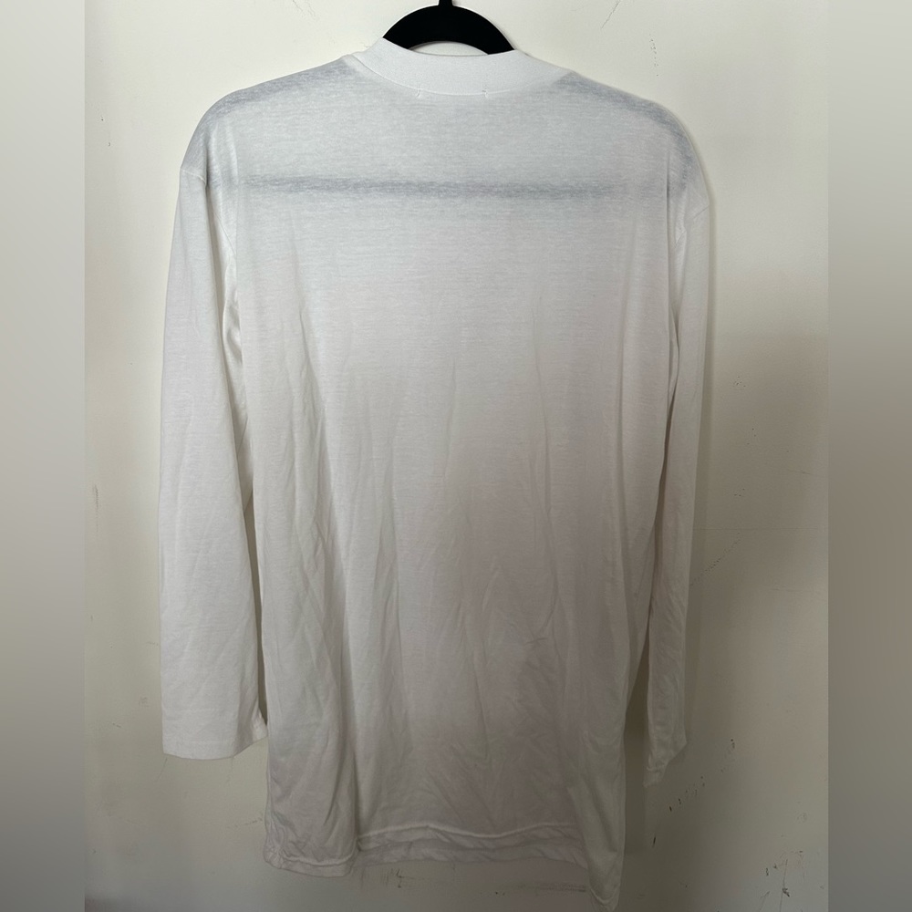 NWT Missguided White Basic T Shirt Dress - Picture 3 of 4
